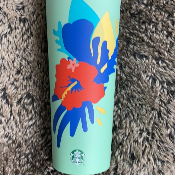 Limited edition Mint hibiscus Starbucks Tumblr - Picture 3 of 6